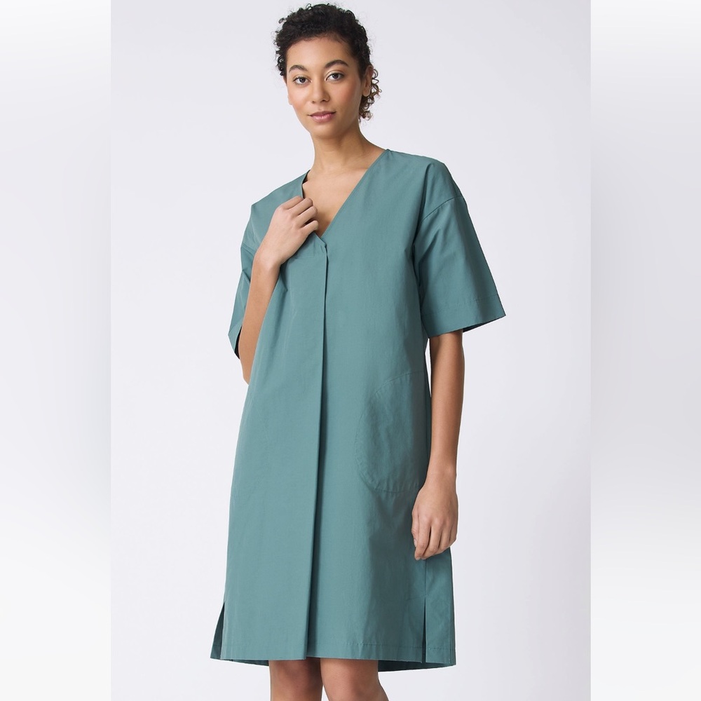 Kal Rieman Cara Fold Front Dress in Sage size M medium